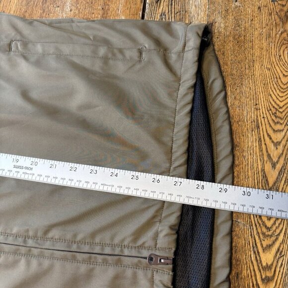 Vtg Outer Boundary Vest Mens Large Olive Green Outdoor Sleeveless Windbreaker - Picture 4 of 13